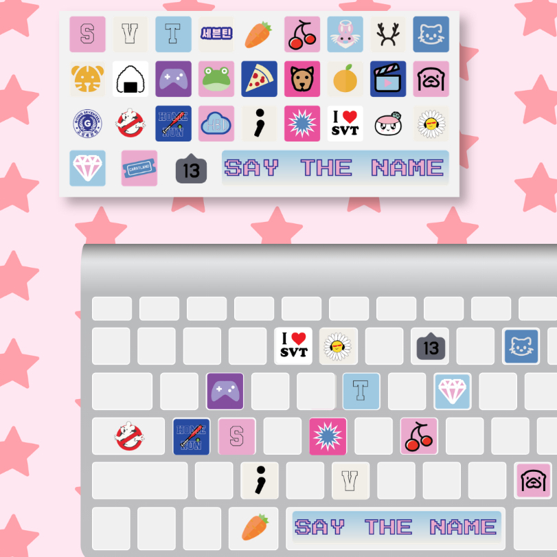 SEVENTEEN Kyeboard Sticker by pearlyroses.studio
