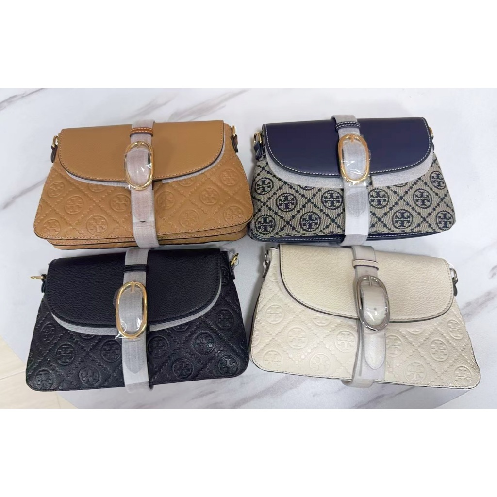 ORI TB soft Jacquard vintage monogram underarm bag, embossed/high-end quality, can be worn crossbody
