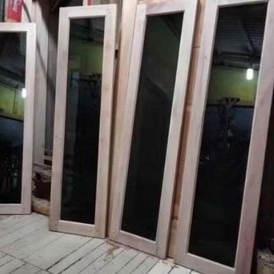 kusen dan jendela kayu Meranti batu oven UK 40x150