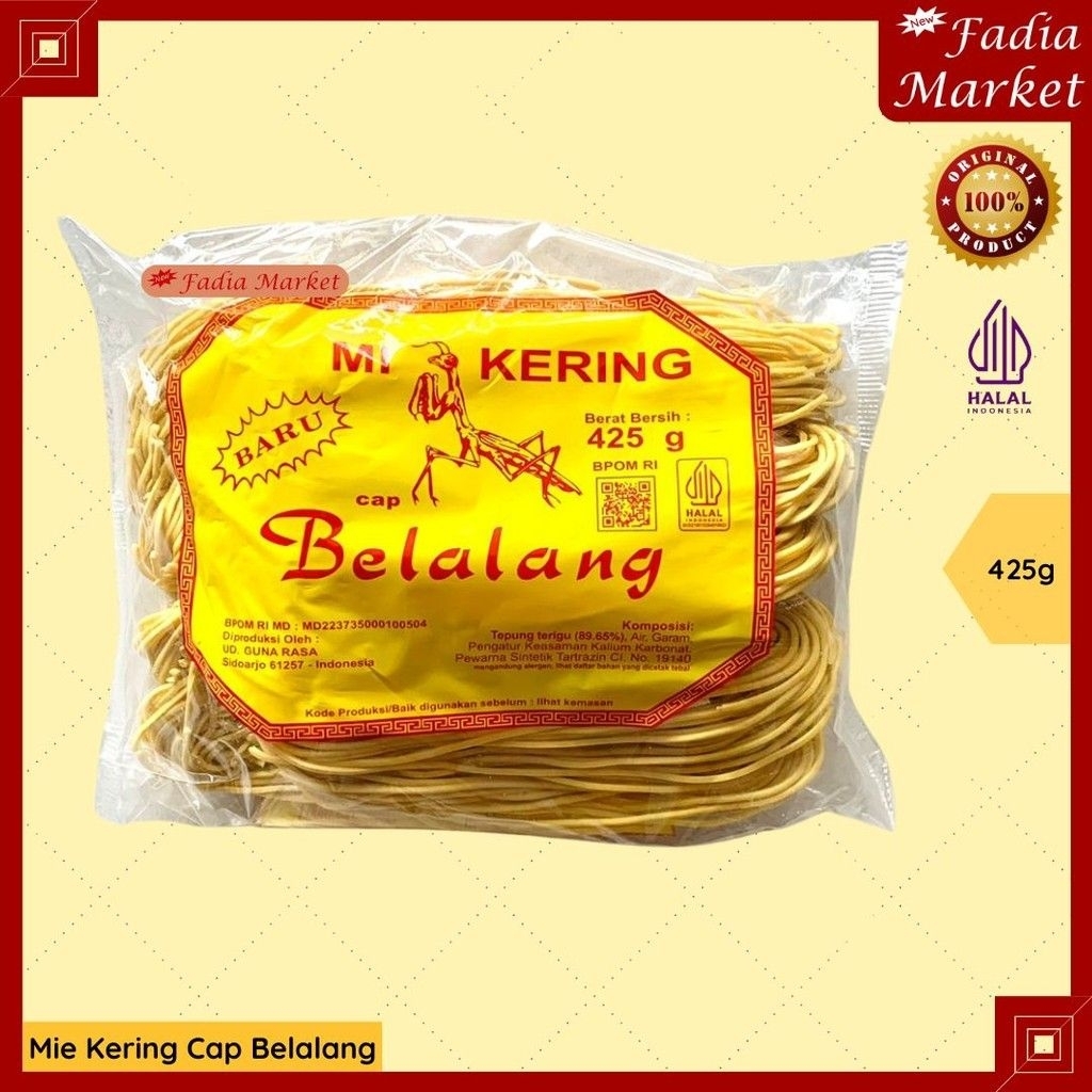 Mie kering belalang 425gram