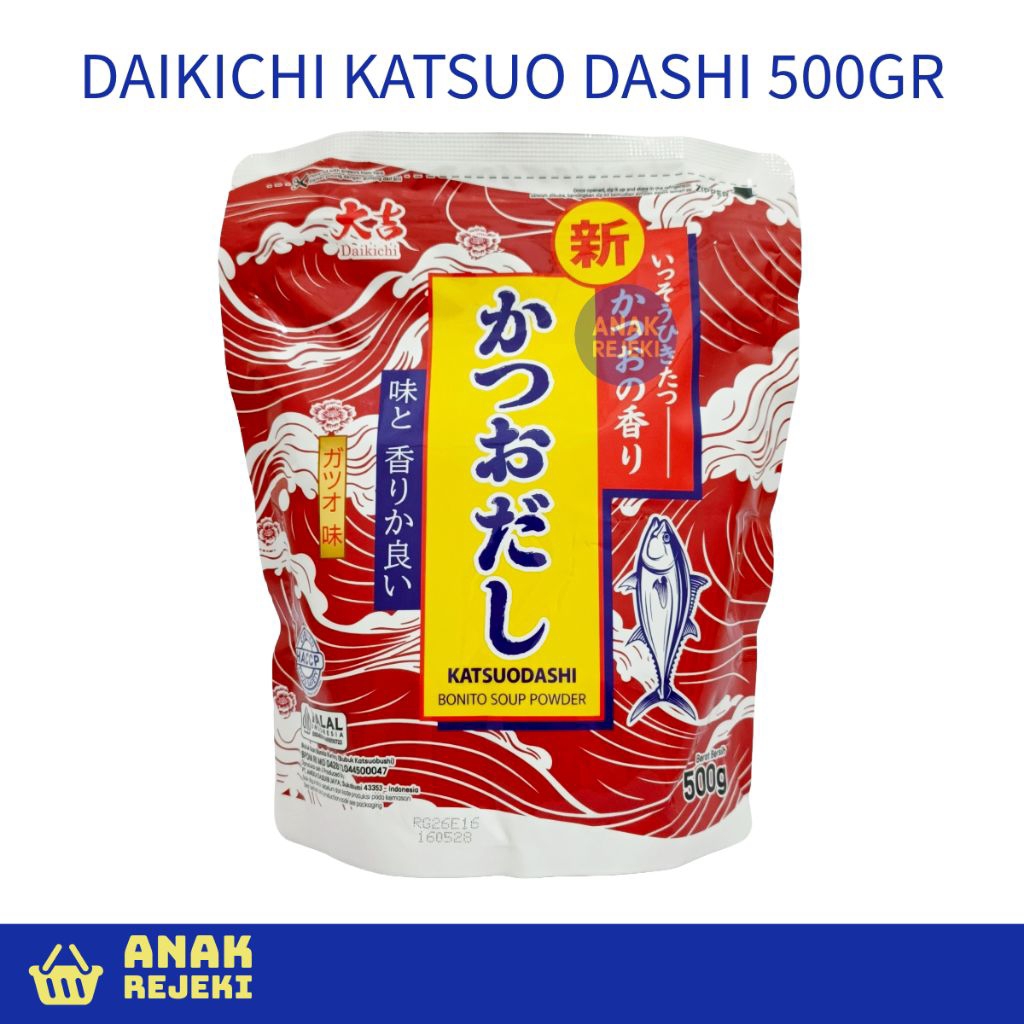 Daikichi Katsuodashi Halal 500gr - Bubuk Katsuobushi Dashi Hondashi