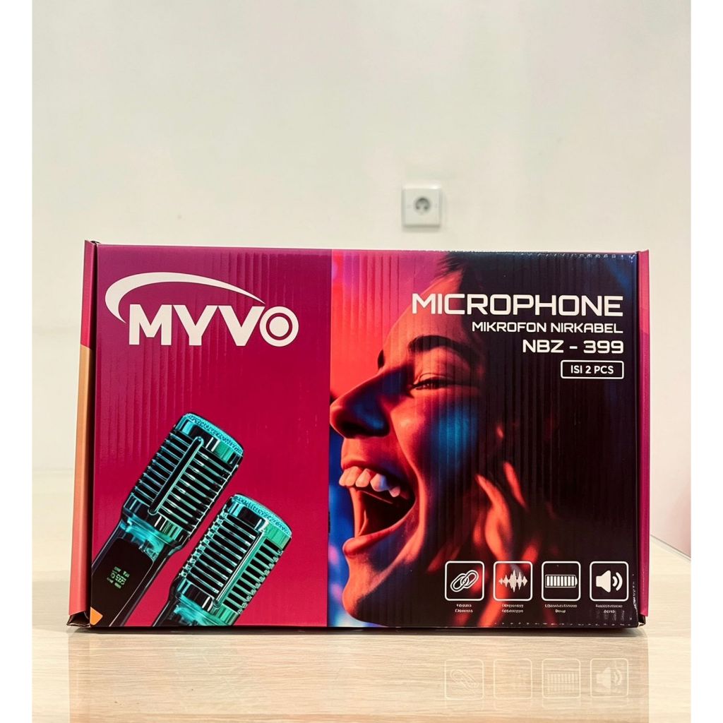 MIC WIRELESS MYVO - MIC TANPA KABEL YANG BAGUS DAN PRAKTIS