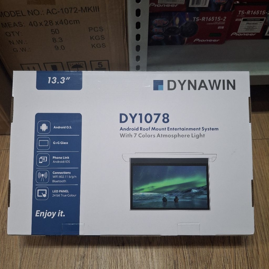 Tv Roof Monitor Android Dynawin Dy-1078 13.3 Inch / Tv roof android
