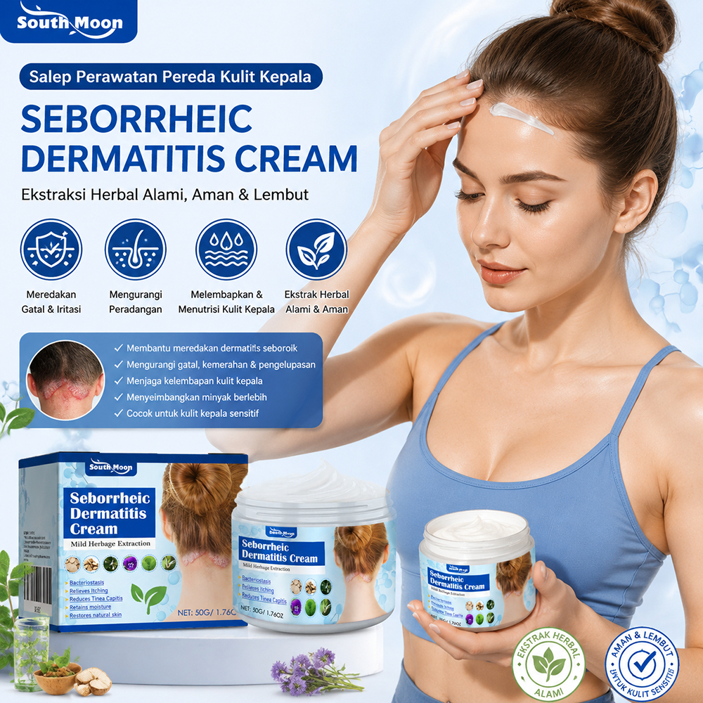 South Moon Seborrheic Dermatitis Cream 50g Seborrheic Skin Cream Krim Obat Kulit Kepala Psoriasis Ob