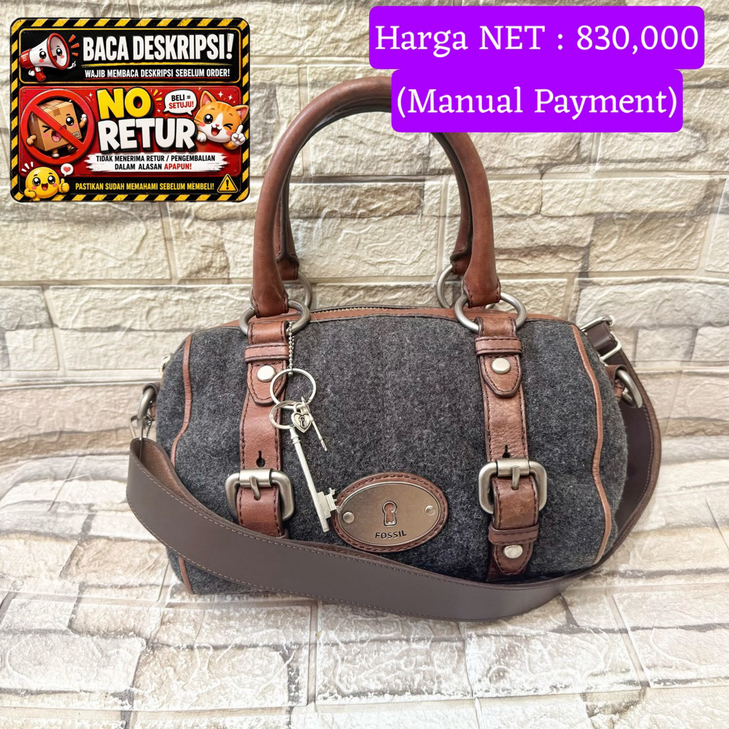 718# NET-Preloved Fossil Maddox Speedy Small (key talpan ala)