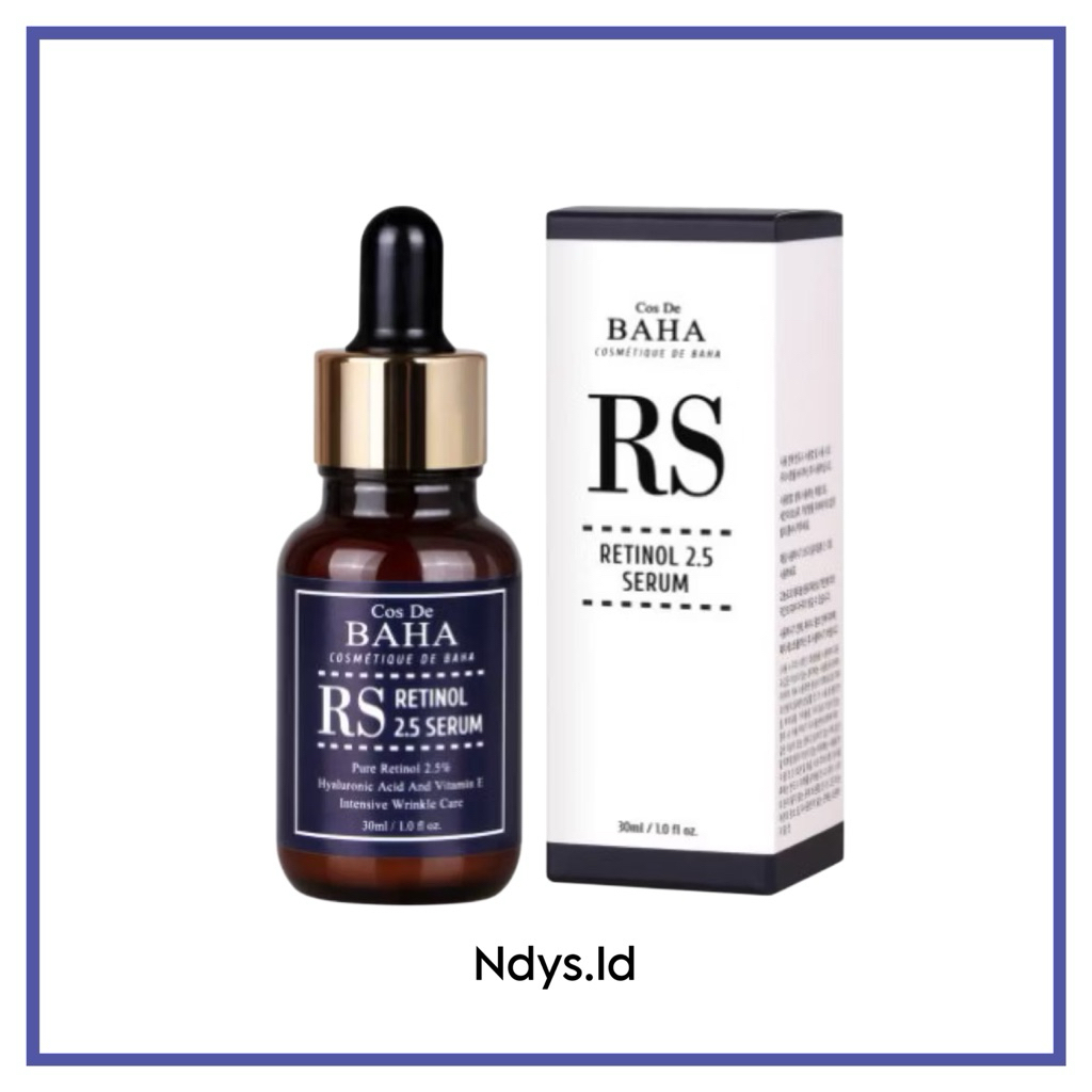Cos De BAHA (RS) - Retinol 2.5% Facial Serum with Vitamin E - Facial Crepe Erase + Diminishes Acne-p