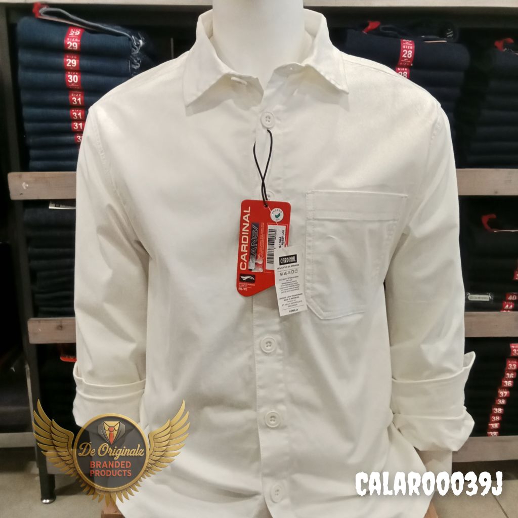 CARDINAL JEANS Kemeja Jaket Pria CALAR00039J Putih