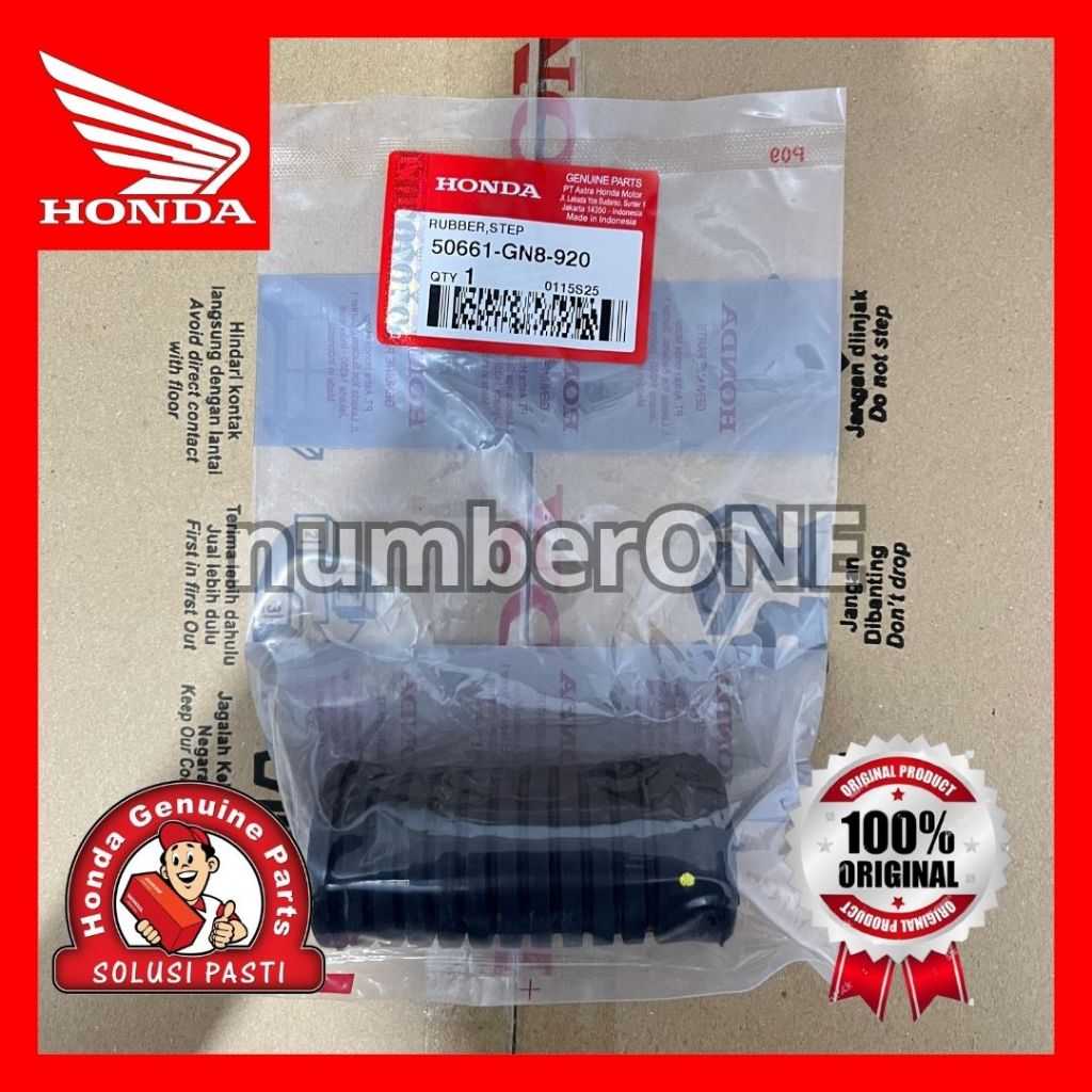 (ORI) 1 PCS Footstep DEPAN Orisinil AHM Grand 50661-GN8-920