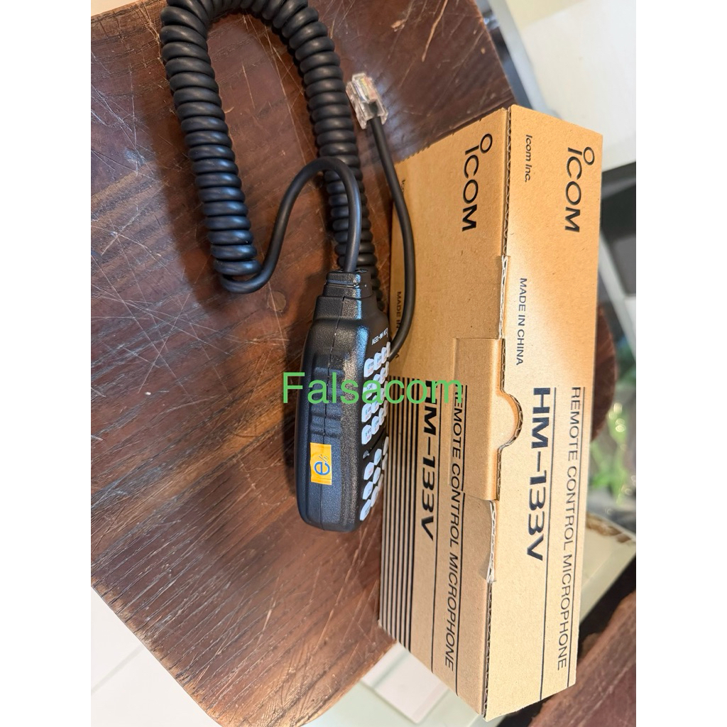 icom HM133 Mic icom 2200 mic icom 2300 ori baru
