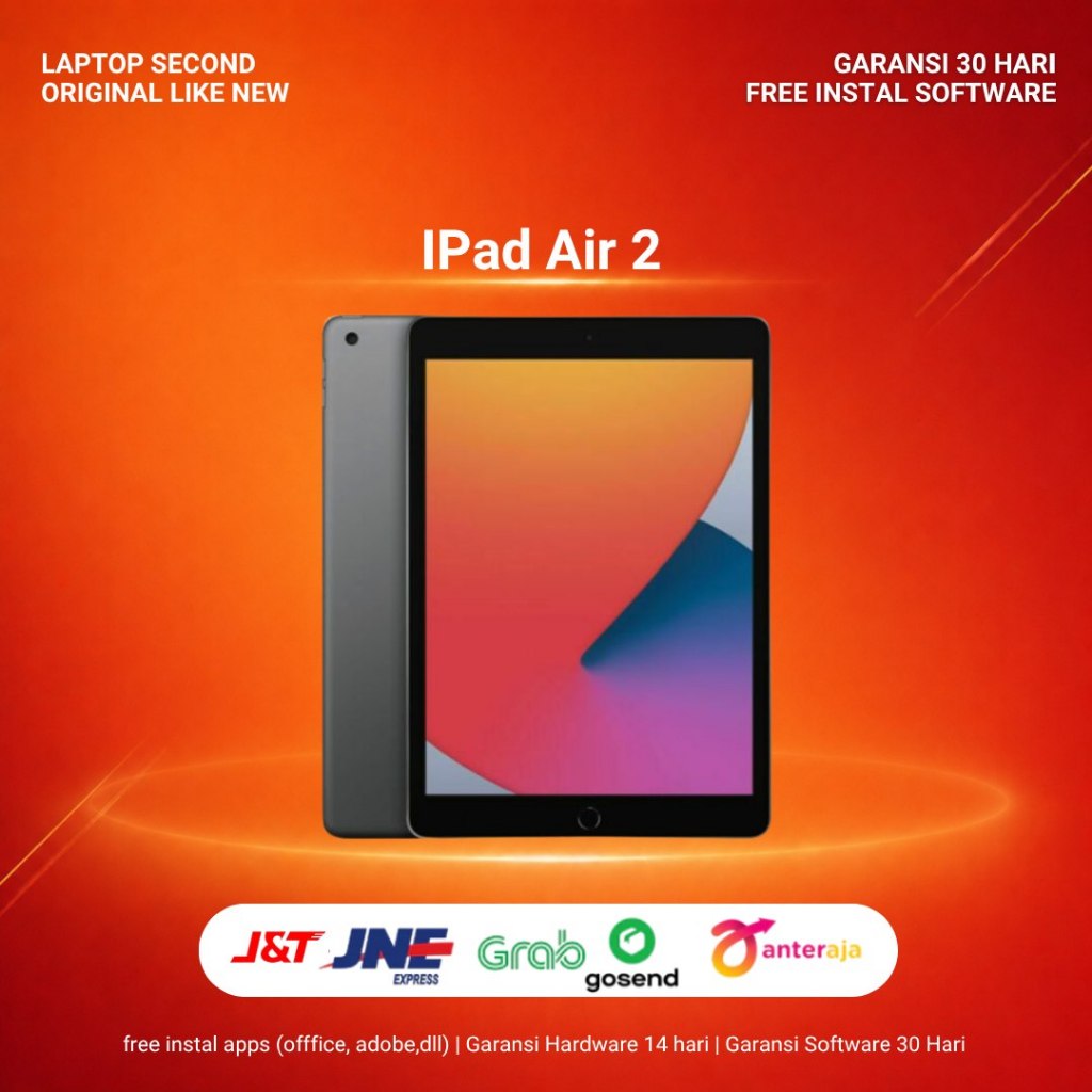 iPad Air 2 Wifi Only 128GB Space Grey Second Berkualitas