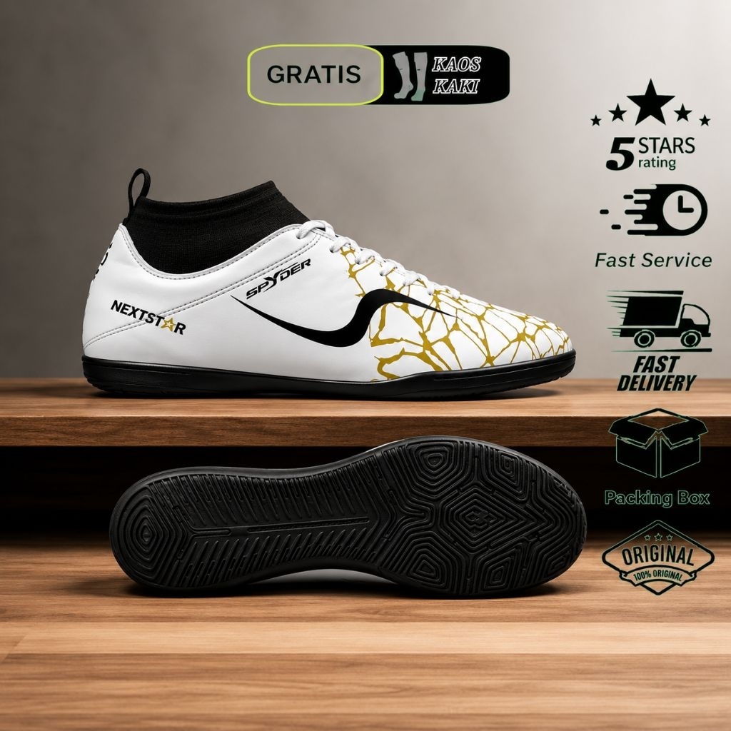 Psstore01 - Sepatu Futsal Boot | Netstar Spyder Series | Anak & Dewasa |33-44