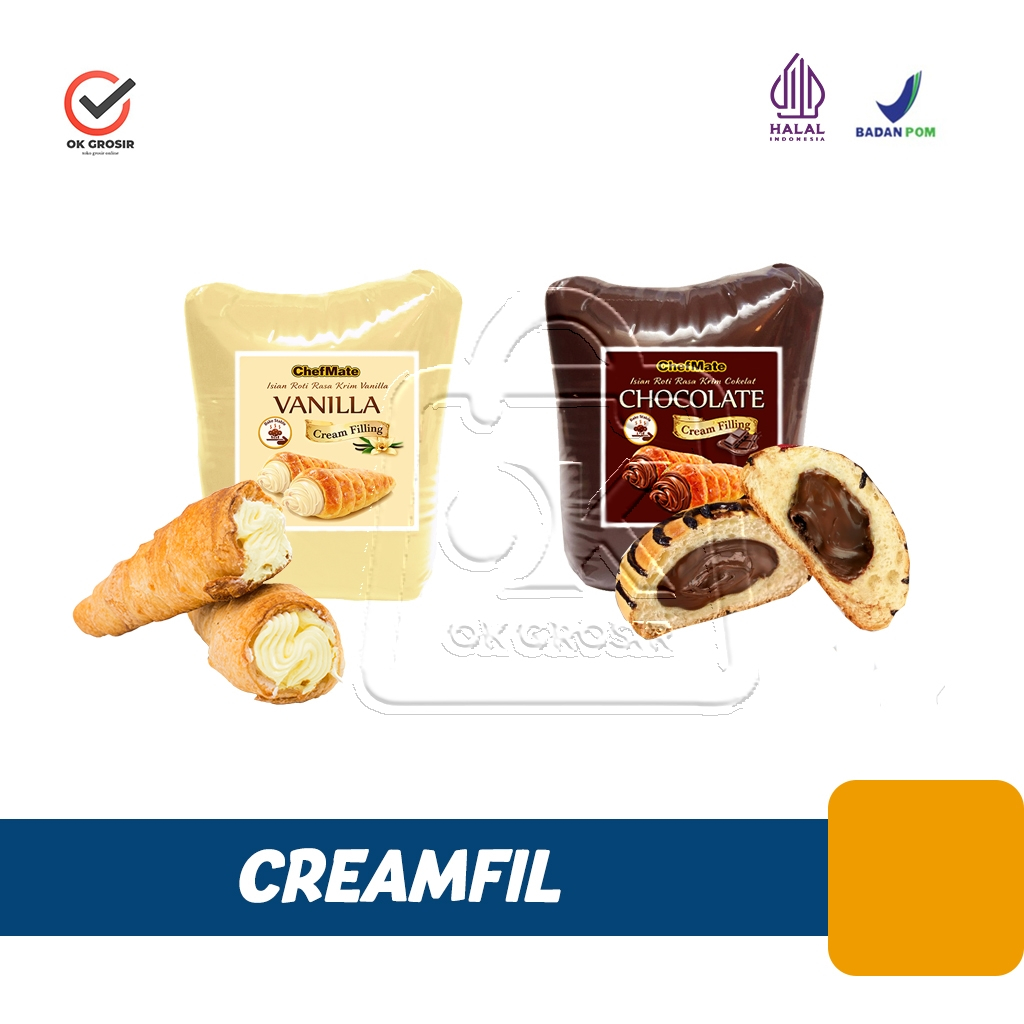 Cream Filling Chefmate Cremfil Creamfil Creamy Selai Isian Roti (1 pcs)