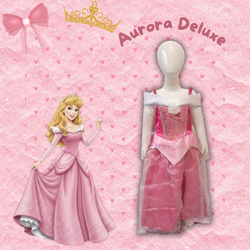 Princess Aurora Deluxe/Baju  Kostum Princess Aurora/Cosplay Princess Disney