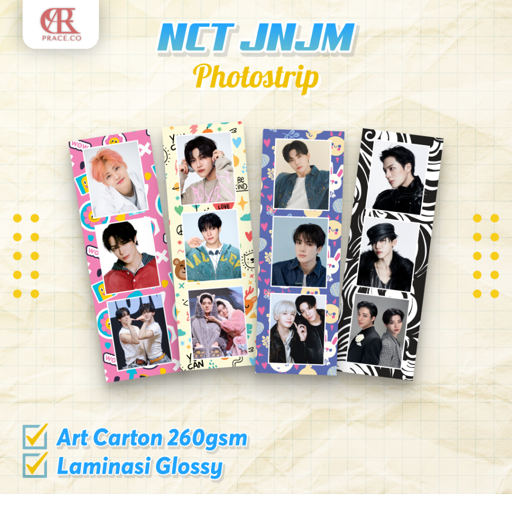 Photostrip NCT JNJM Jeno Jaemin | Merchandise Photostrip / Souvenir NCT JNJM | Unofficial Merchandis