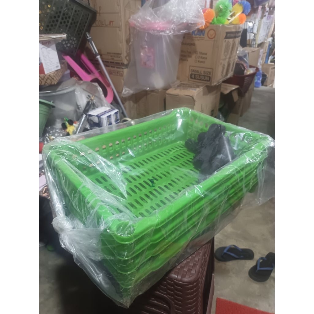 Rak Keranjang Troli Segi Persegi Jumbo Besar Dapur Salon Dorong Kamar Mandi Buku Ciki Snack Make up