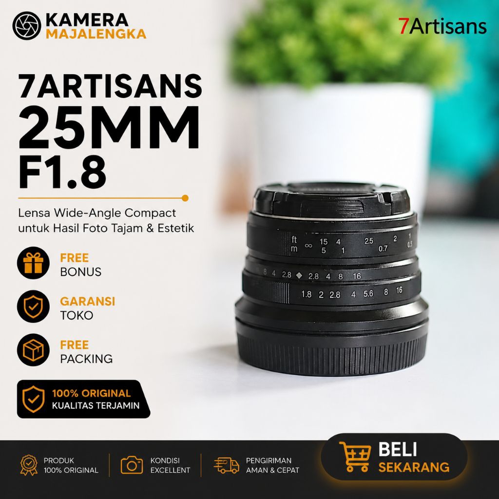 Lensa 7Artisans 25mm f1.8 7 Artisans 25 mm