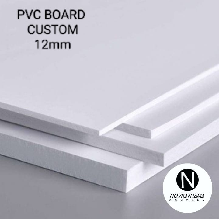 PVC Board/ PVC Foam Board 12mm Custom Harga /cm2. Custom PVC 12mm