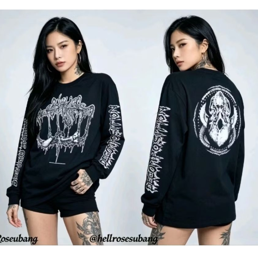 SUBLIME CADAVERIC DECOMPOSITION - LOGO - LONGSLEEVE - TSHIRT BAND METAL ORIGINAL