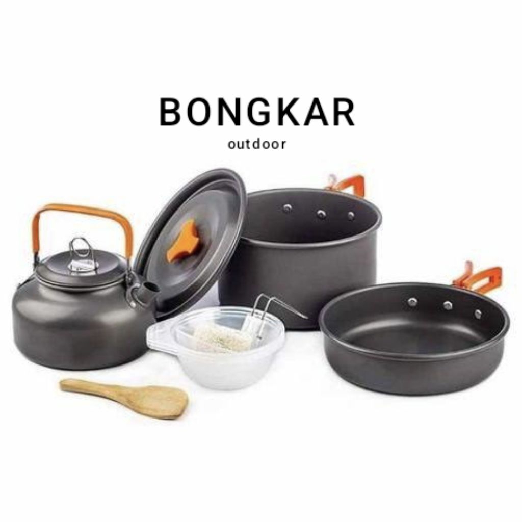 cooking set nesting outdoor camping