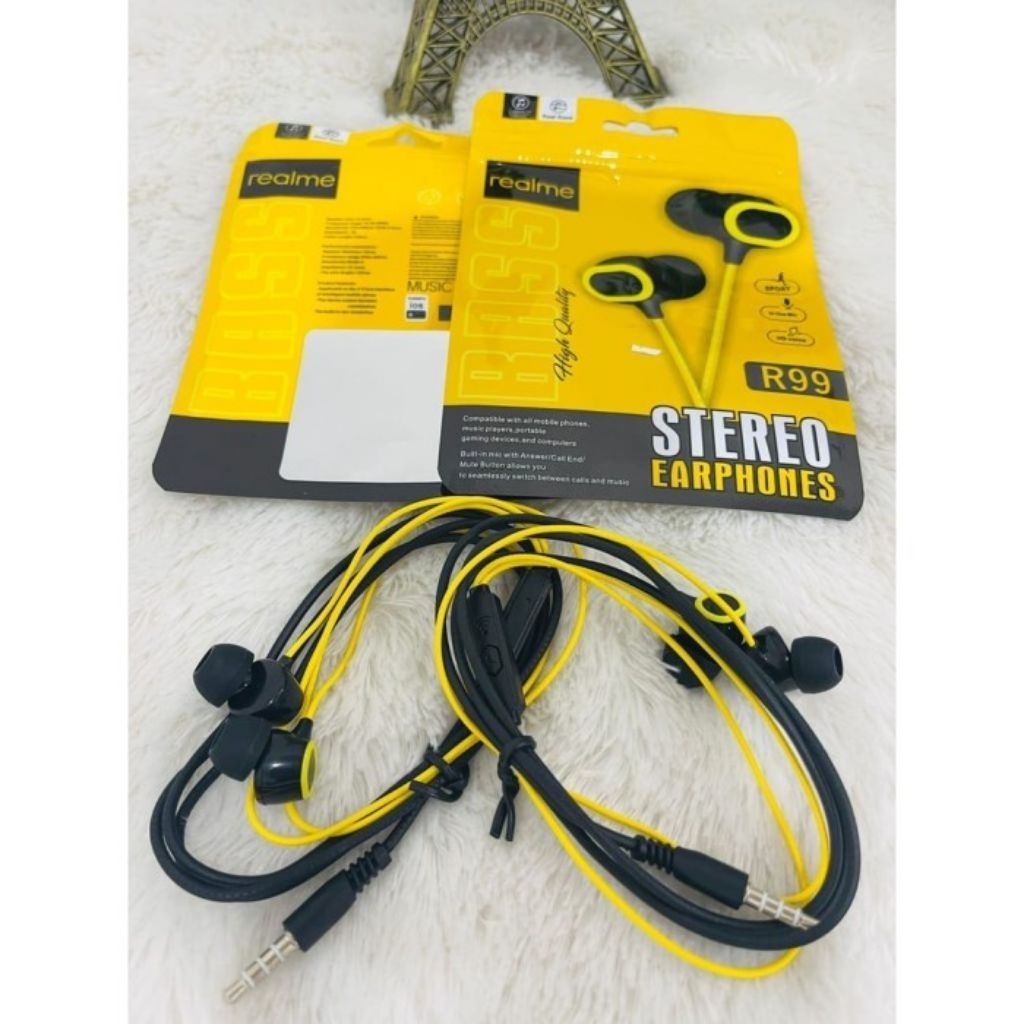 EADSET HANDSFREE EARPHONE REALME R99 + MIC