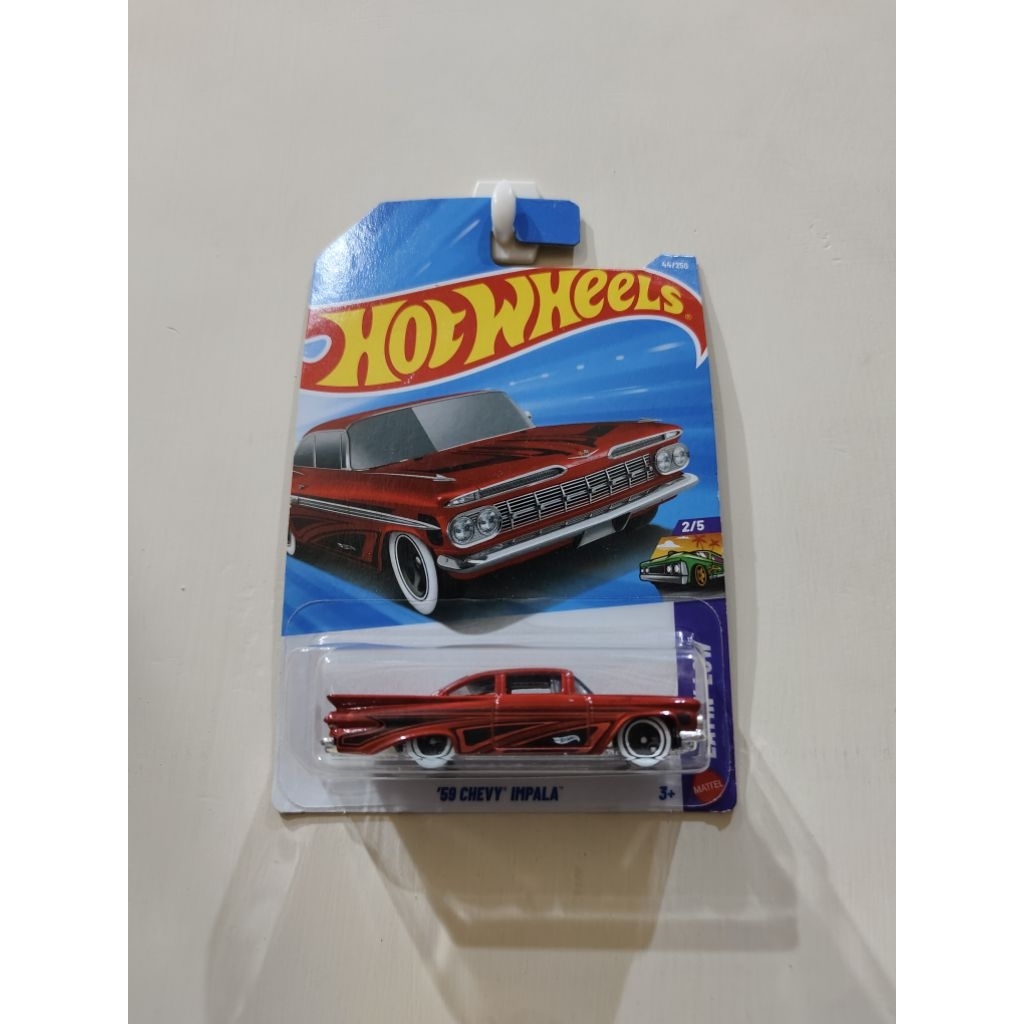 HotWheels 59 Chevy Impala Merah