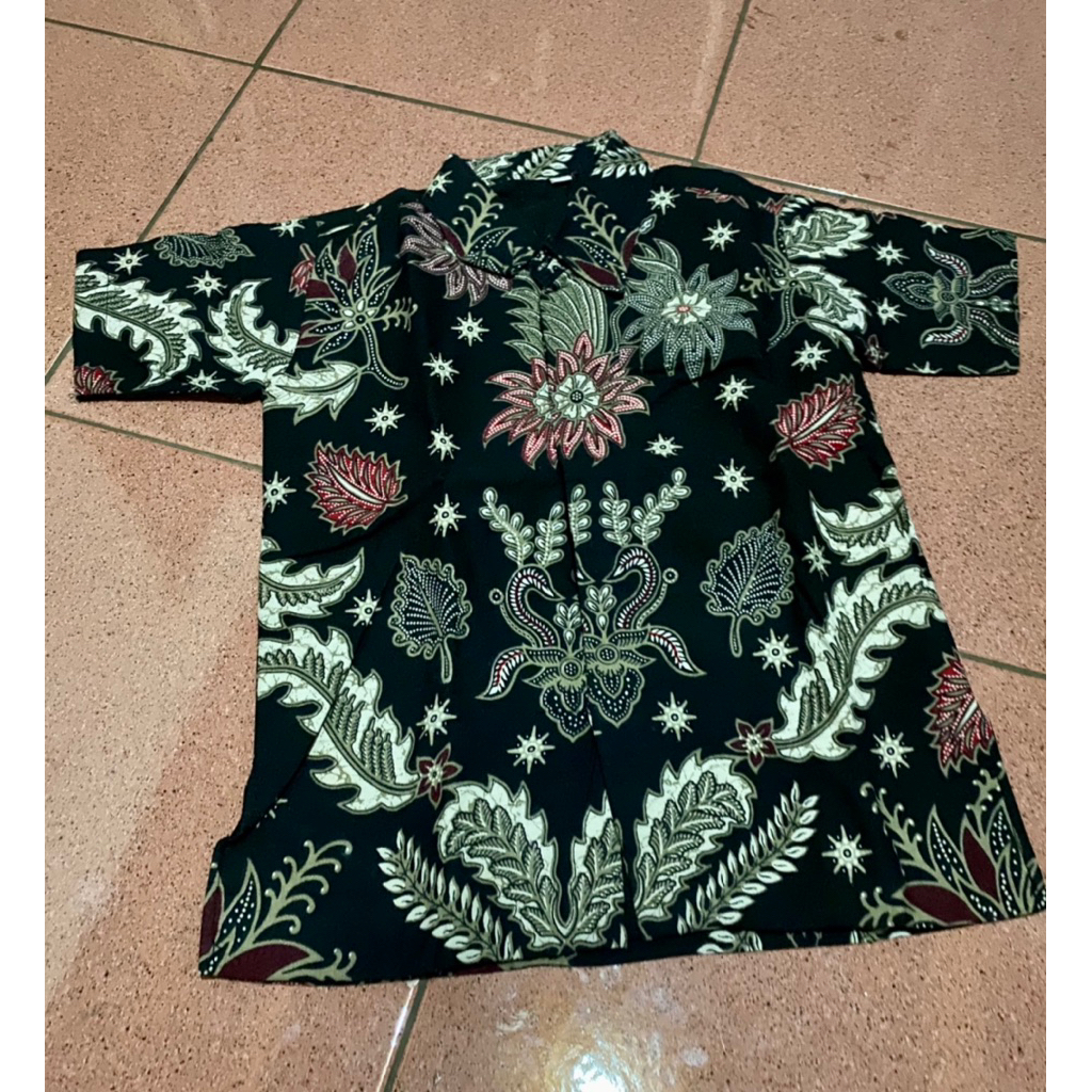 kemeja batik anak pl