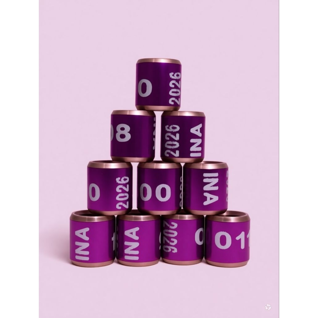 Ring Kenari mk gold ,ciblek, cipow, cigun,  dewasa isi 10 pcs costum nama