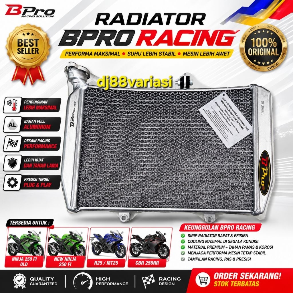 Radiator bpro cbr 250rr radiator racing