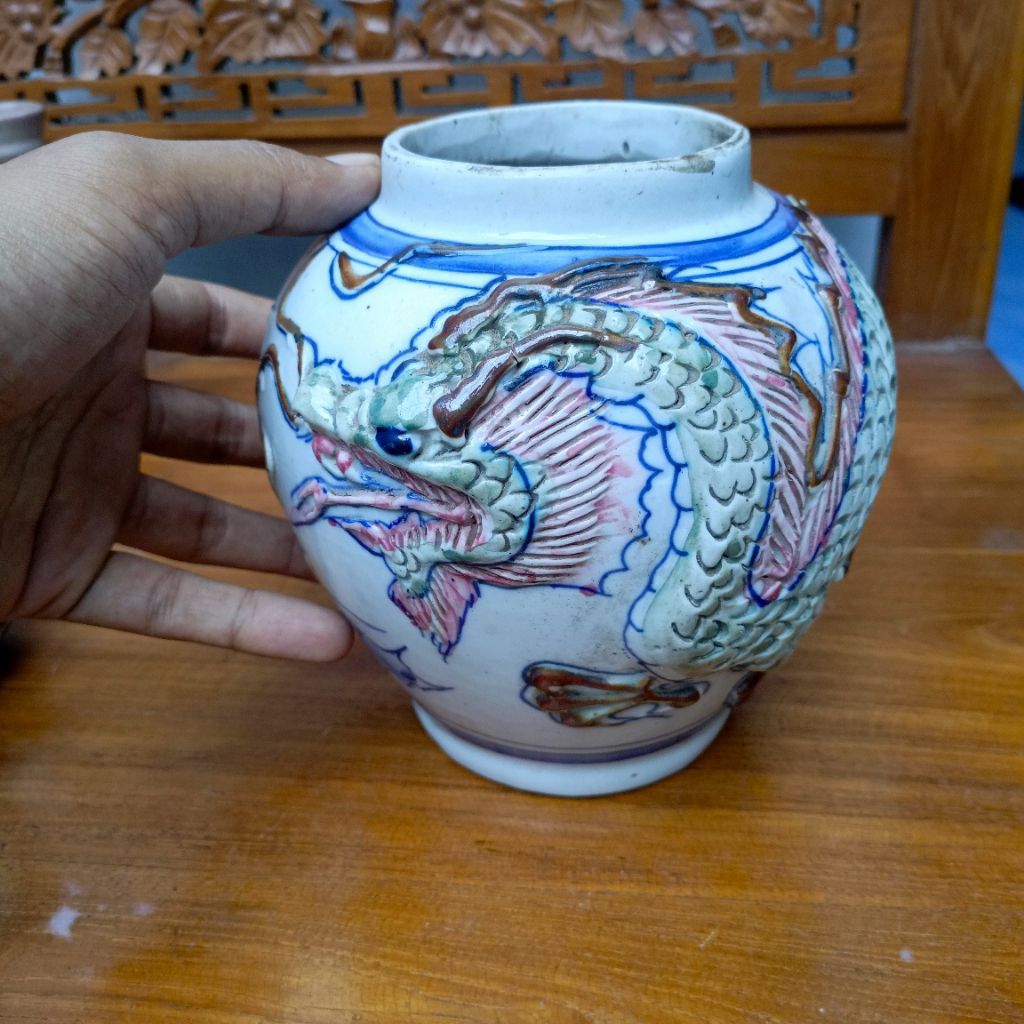 guci keramik naga antik jadul vintage
