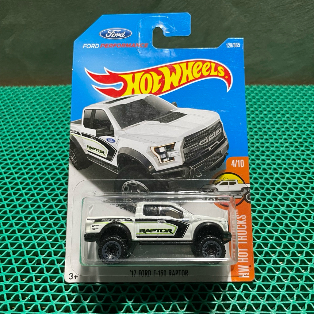 Hotwheels 17 Ford F150 Raptor Putih