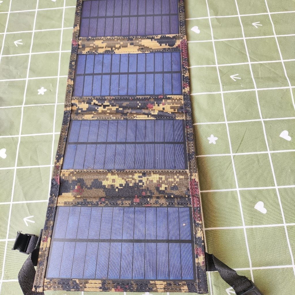 Solar cell Charger HP Powerbank Solar Cell kantong Carger Solar cell Panel surya charger