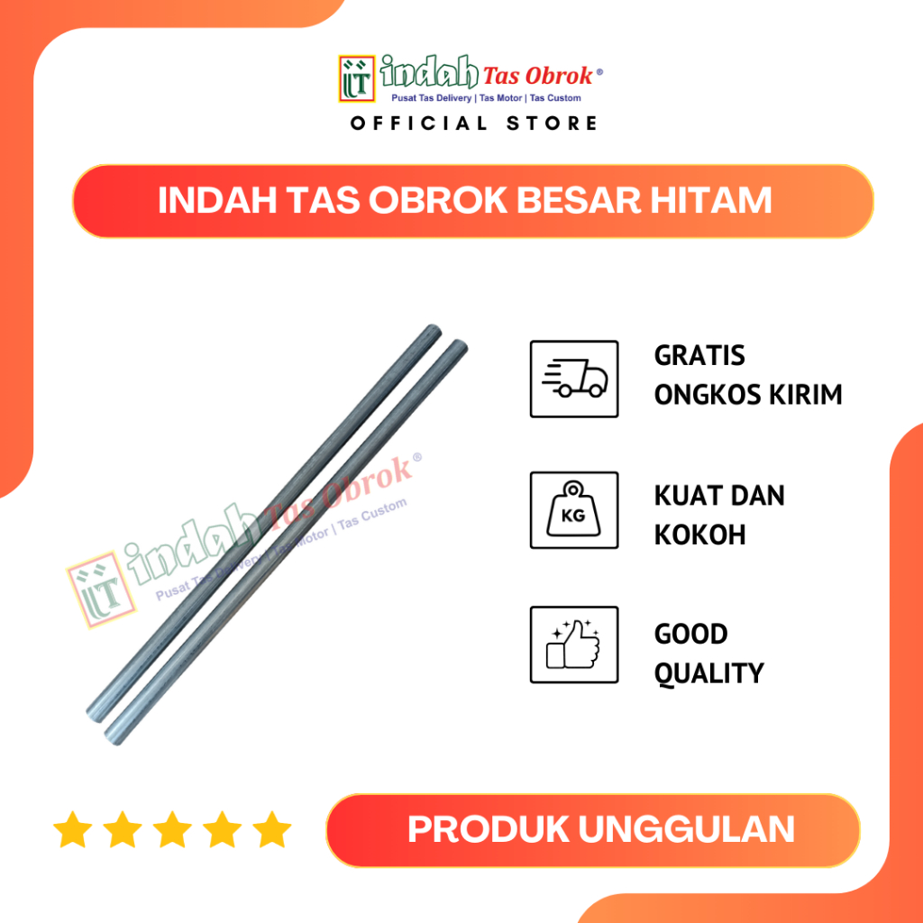 INDAH Tas Obrok - TONGKAT BESI UNTUK TAS POS MOTOR