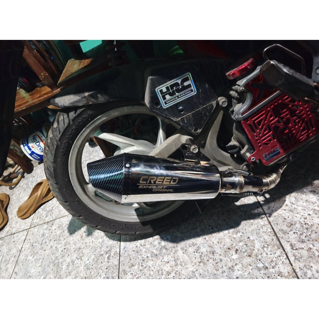 knalpot racing vario 125 kzr