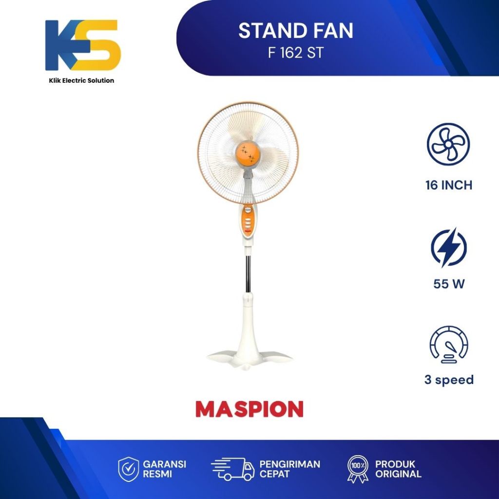 K.E.S - Maspion Kipas Angin Berdiri 16 inch F 162 ST