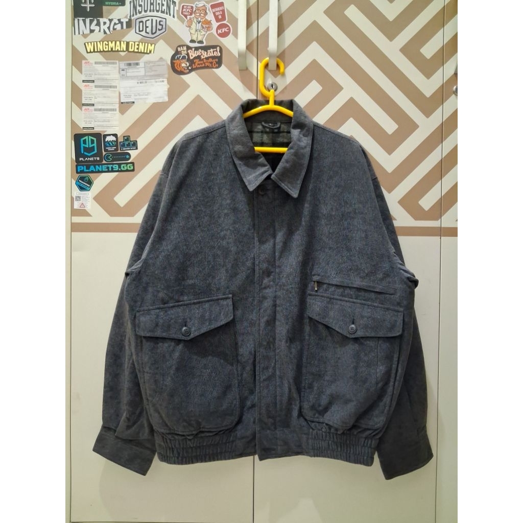 Harrington inner Wool Tartan Jacket Unbrand
