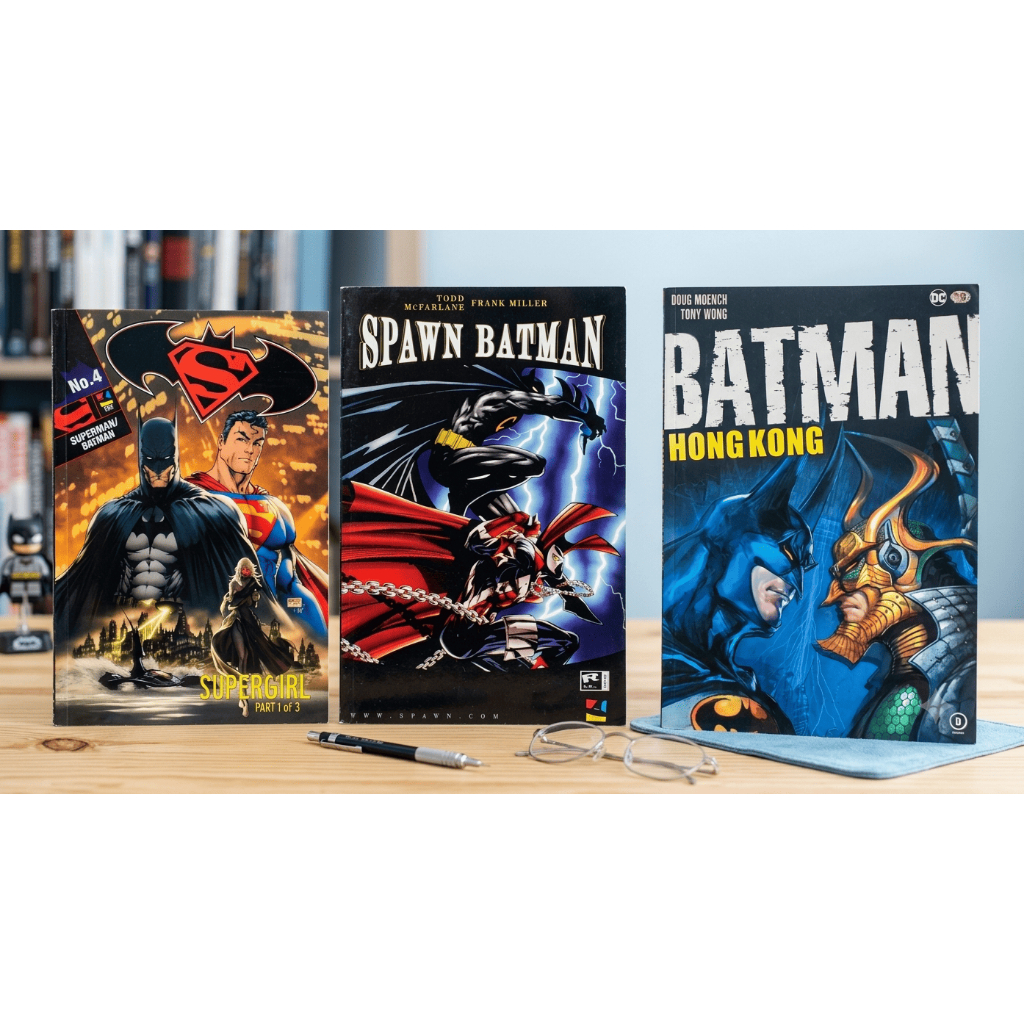 Buku Komik DC Comics Batman Set Spawn Supergirl Hong Kong Langka Batman Superman Komik