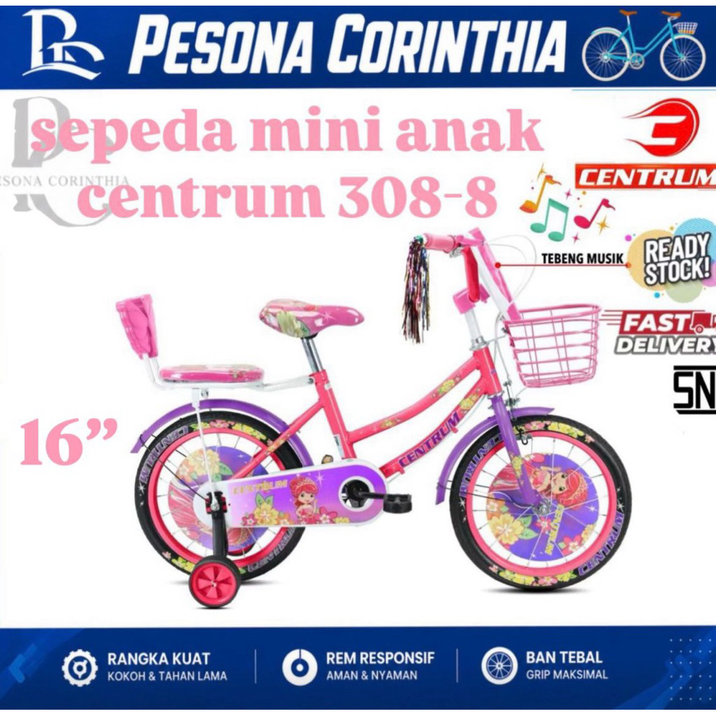 Sepeda Mini Anak 16” centrum 308-8