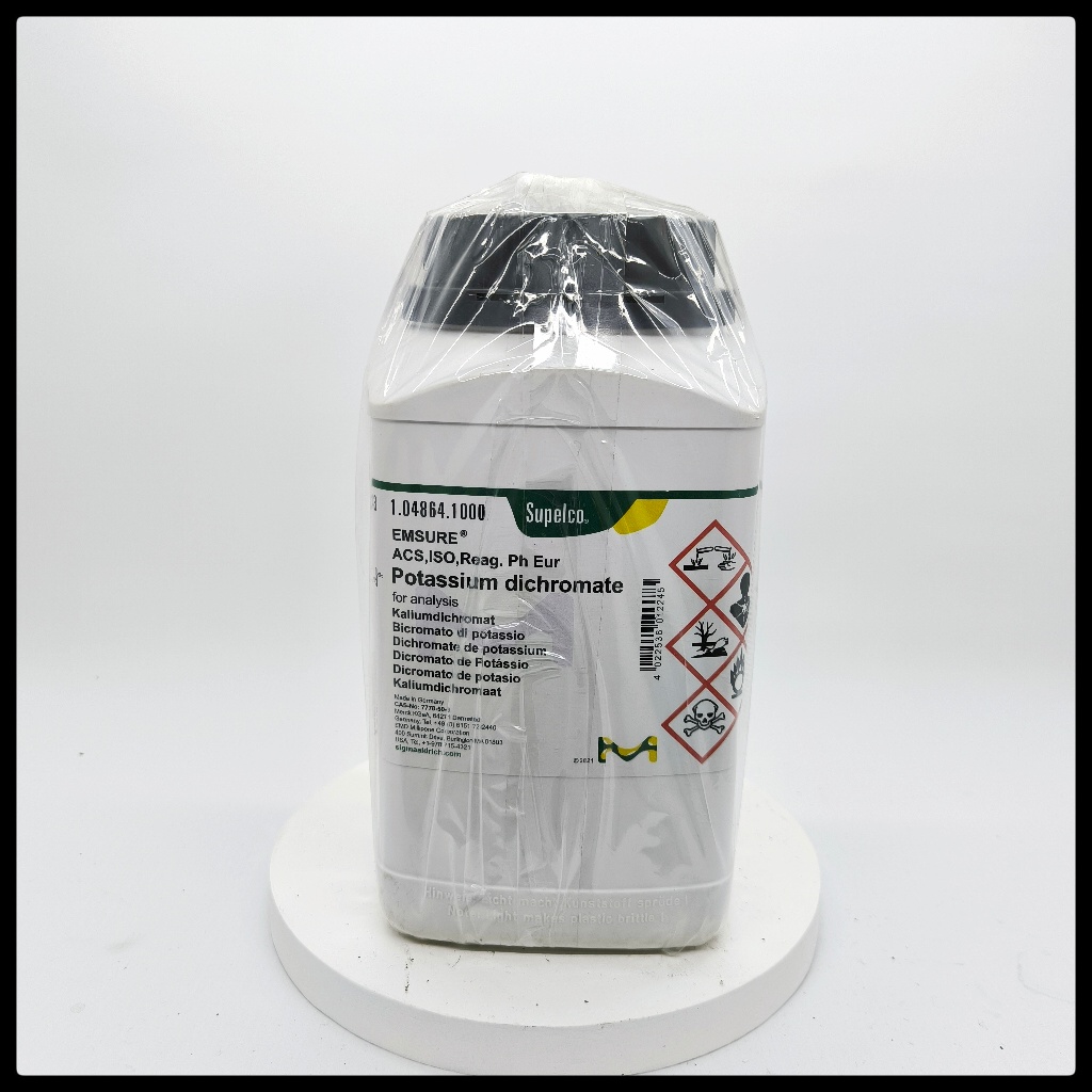 POTASSIUM DICHROMATE / KALIUM DIKROMAT / K2Cr2O7 MERCK 104864 1KG (ORIGINAL)