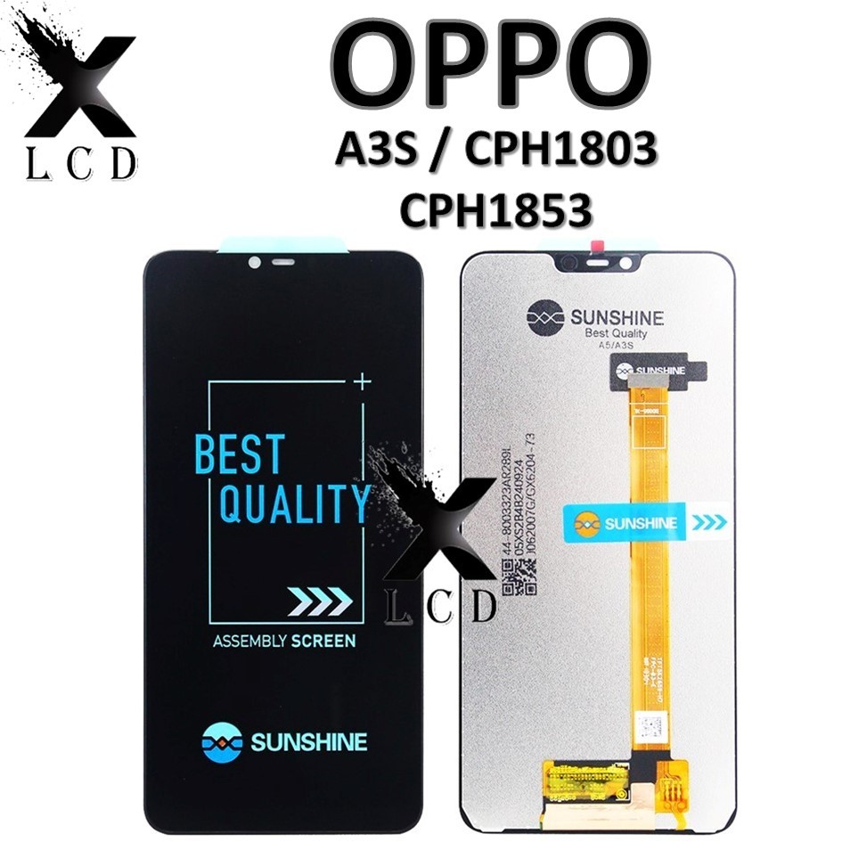 LCD TOUCHSCREEN OPPO A3S /  CPH1803 / CPH1853 ORIGINAL 100%