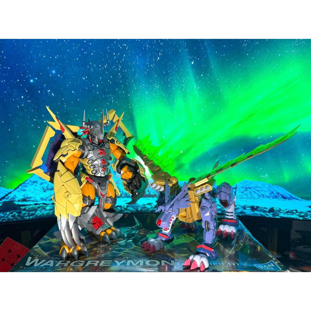 Figure Rise Standard Amplified Wargreymon Original Bandai - Kolpri sudah rakit