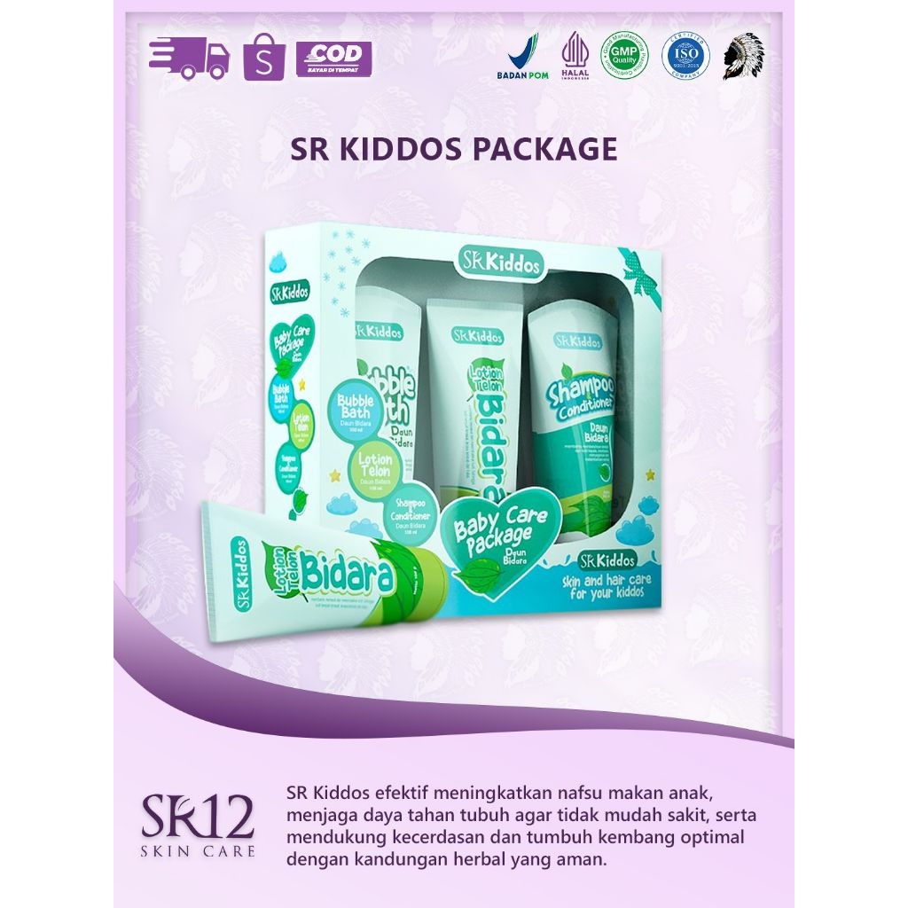 Lotion Telon Bidara SR12,tekstur ringan,mudah diserap kulit,Mengandung lebih dari 5 bahan alami(Miny