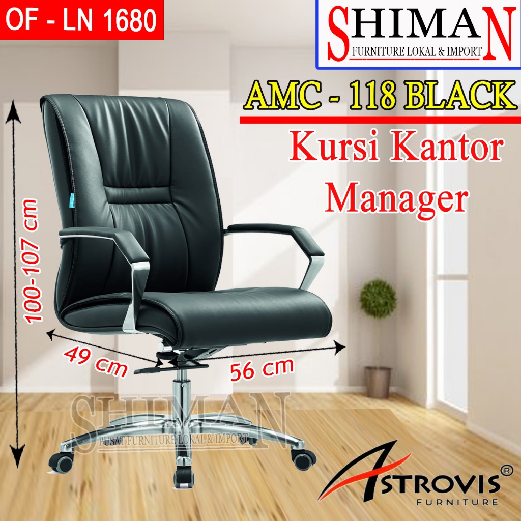 Kursi Kantor Manager AMC 118 Astrovis | Kursi Kerja Manager