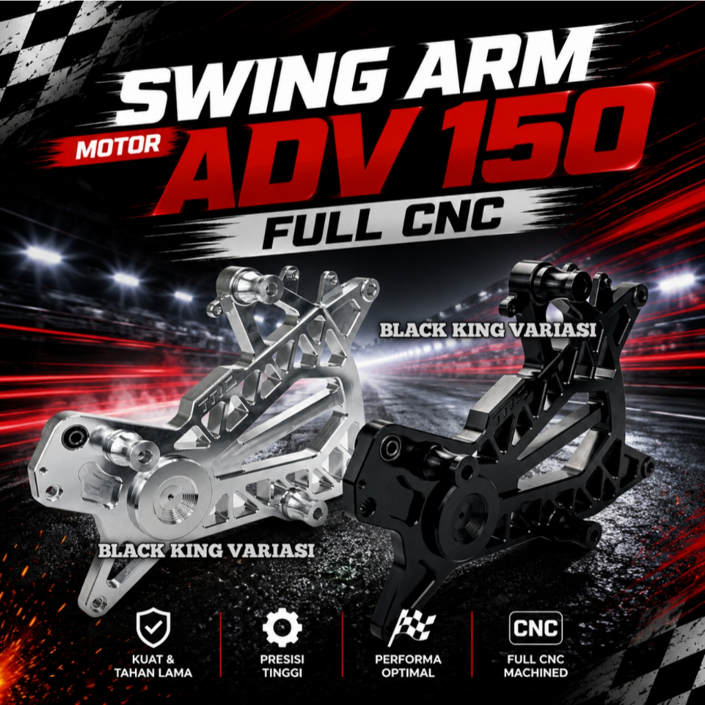 Swing Arm TRC ADV 150 Full CNC Swing Arm ADV 150 Swing Arm Billet ADV 150 Swing Arm Lengan Ayun ADV 
