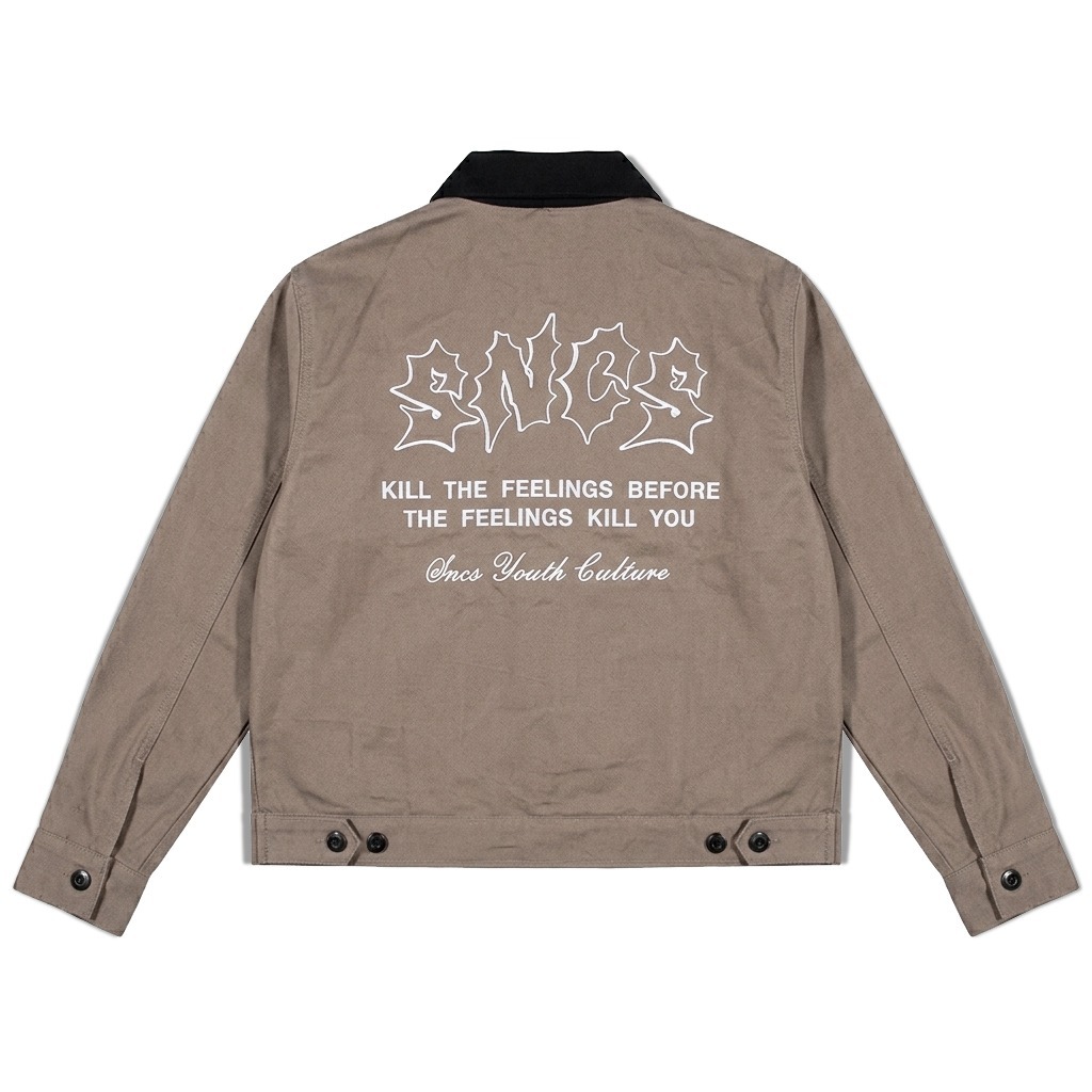 Work Jacket | Boxy | Crozy | Brown | Snackingchoices