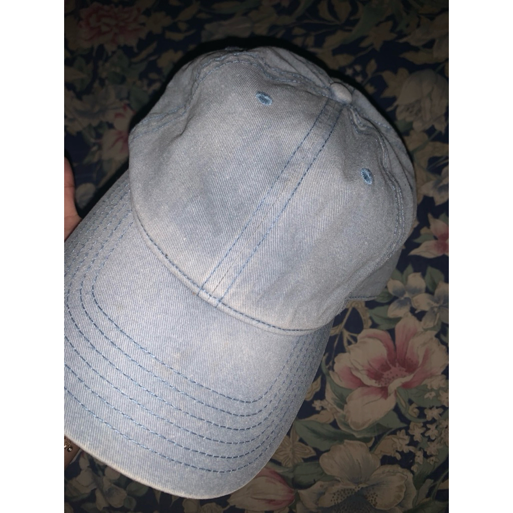 [PRELOVED] TOPI BIRU MUDA - OH SOME
