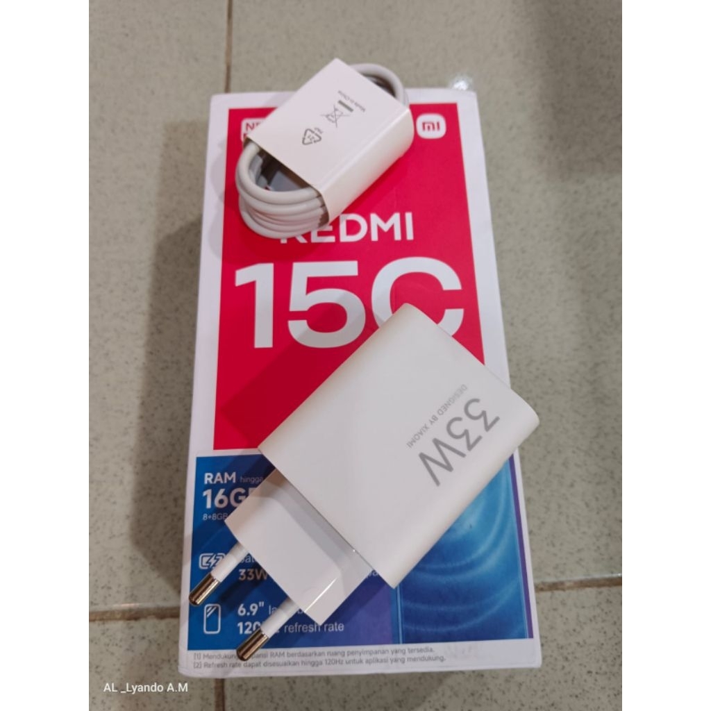 CARGER SECOND ORIGINAL REDMI NOTE 13 3A 33WAAT 11V