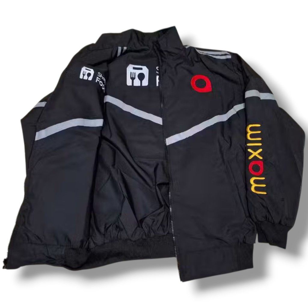 Jaket Maxim Hitam Shopee Hitam Jaket Bolak Balik Maxim Shopee Hitam Semua