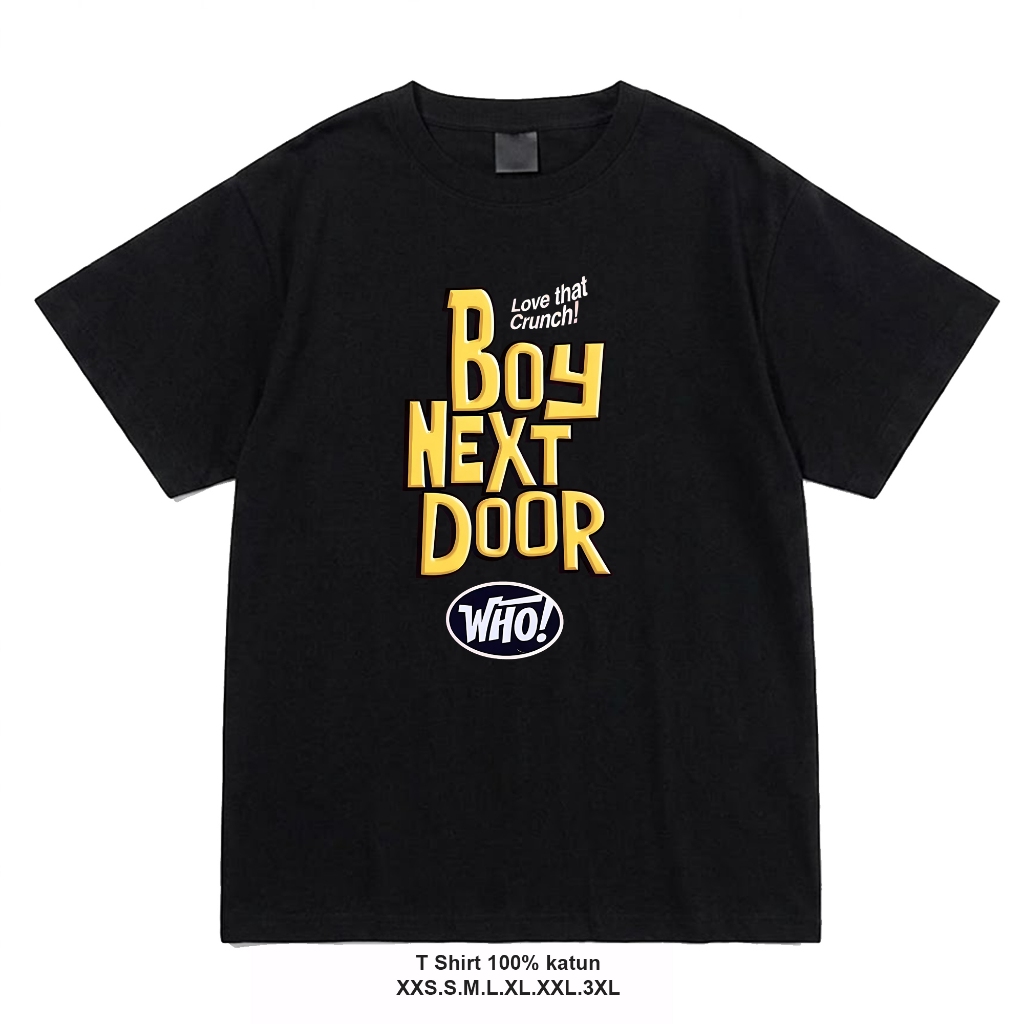 kaos koren kpop BOYNEXTDOOR love that crunch 100% Katun combat