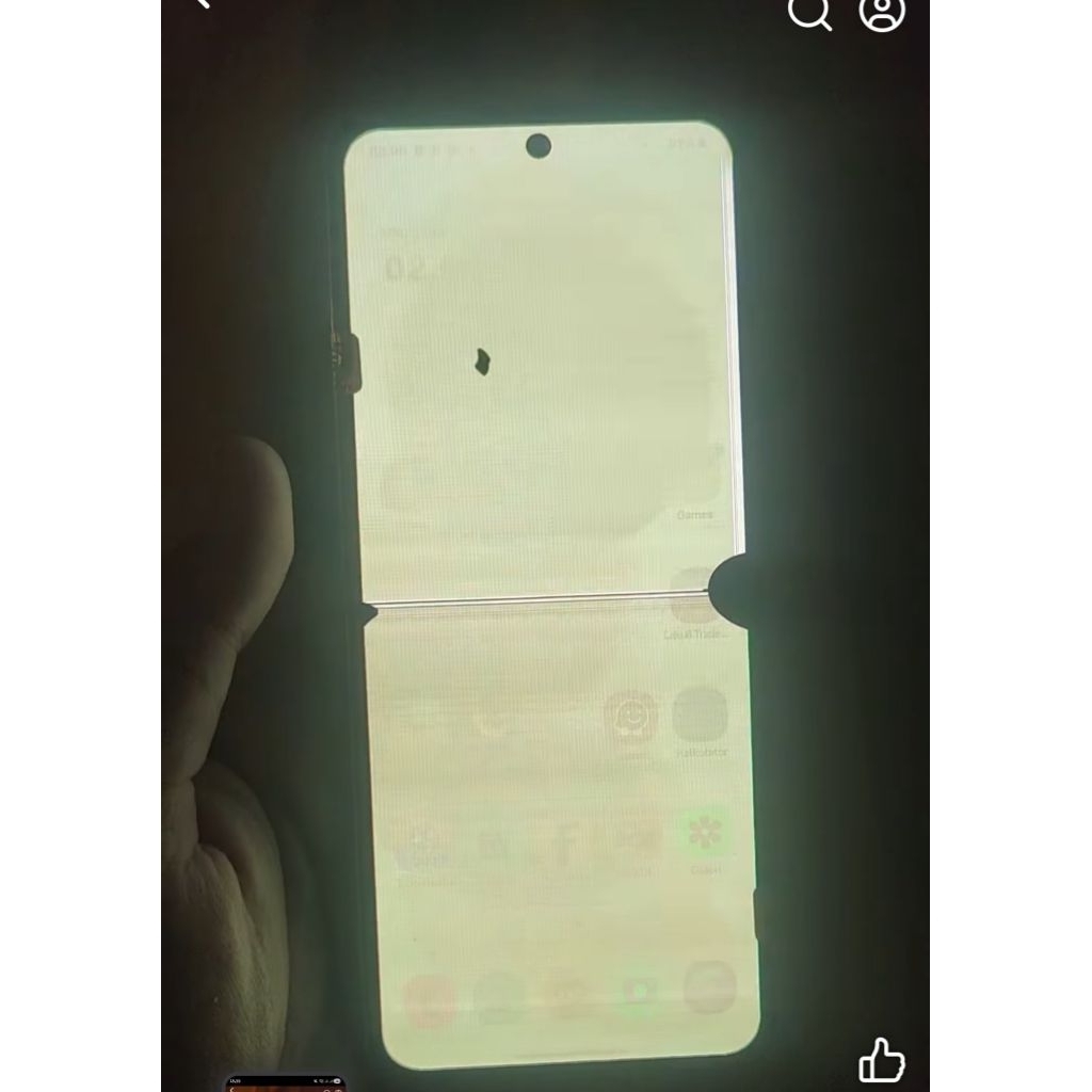 samsung flip 5 sein 256gb minus layar dalam