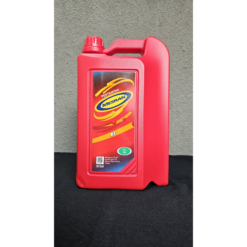 Oli Pertamina Mesran B40 Diesel 5 Liter / 1 Galon